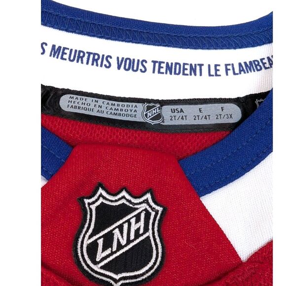 NHL Montreal Canadians Jersey, size 2T-4T - Picture 6 of 8